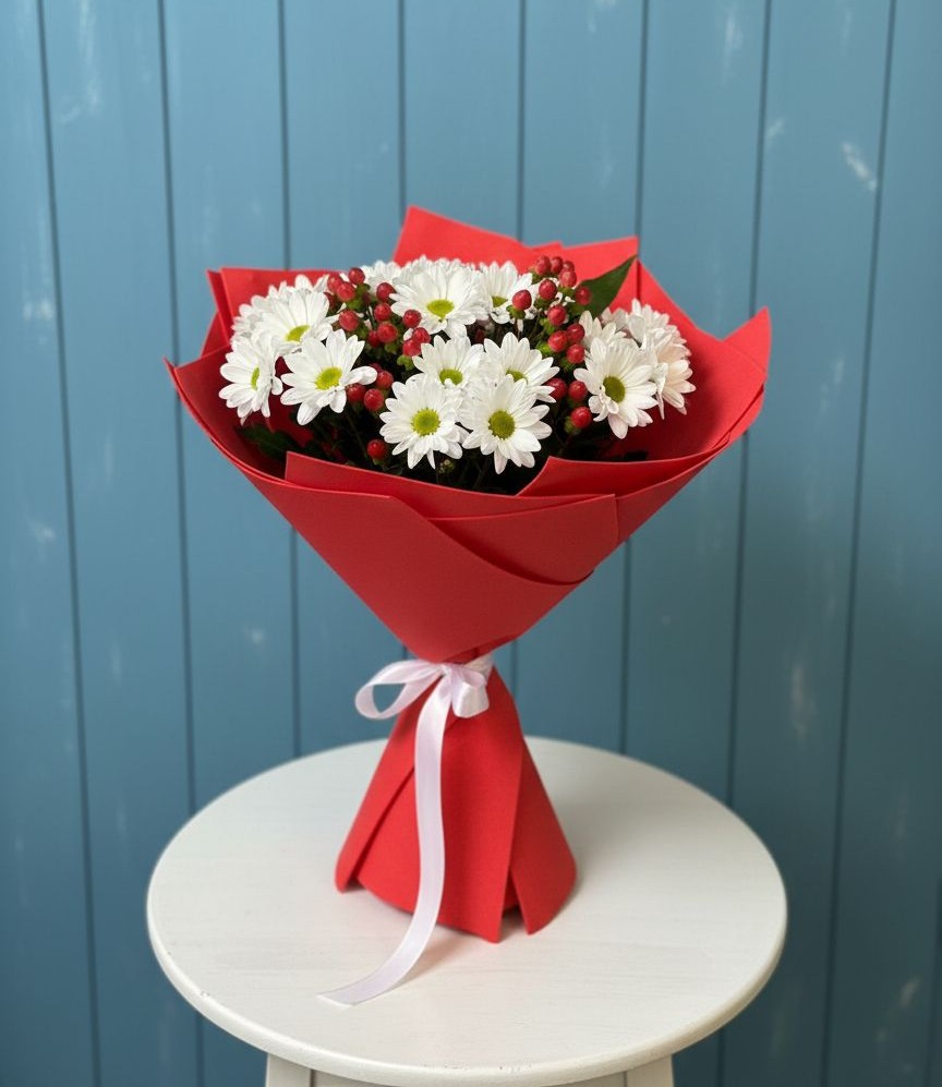 Букет цветов из: Хризантемы в Орлово