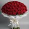 Букет 101 Красная роза Блэк Мэджик в Орлово
