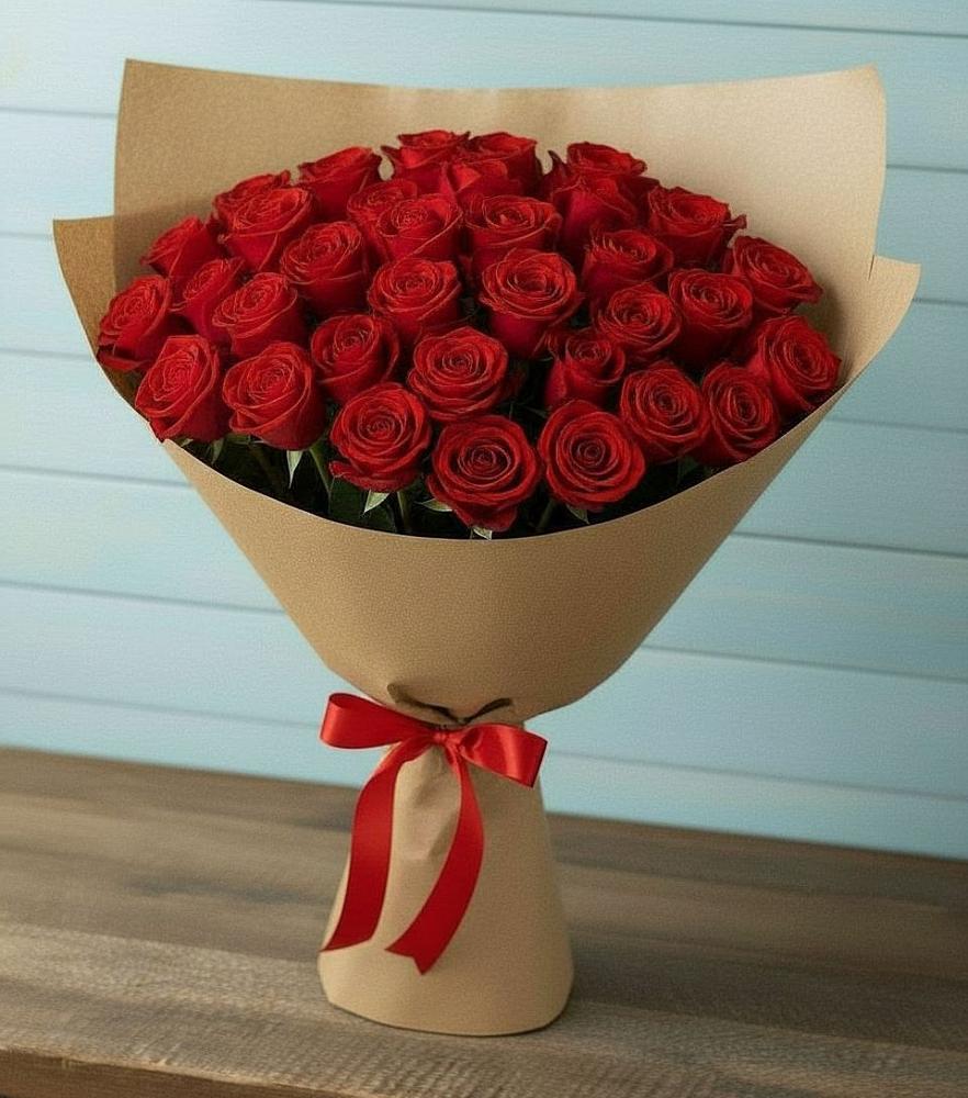 Букет Красные розы Милано в Орлово