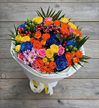 Букет цветов из:  Розы и Хризантемы в Орлово