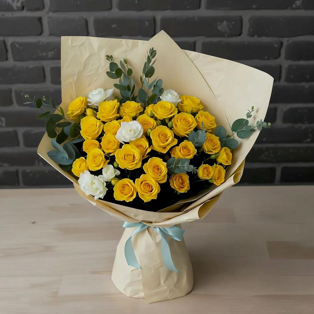 Букет цветов из: Розы в Орлово