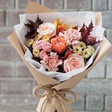Букет цветов из:  Гвоздики, Хризантемы и Розы в Орлово