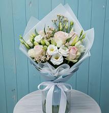 Букет цветов из:  Розы и Лизиантусы в Орлово
