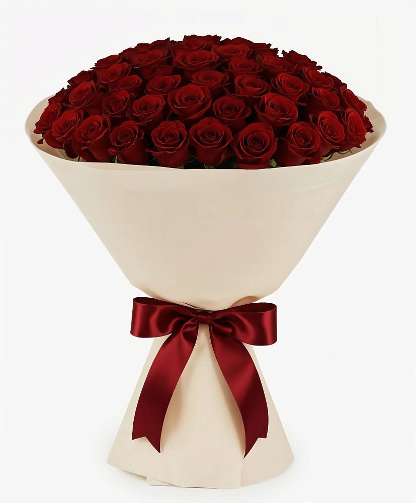 Букет 101 Бордовая роза Блэк Бакарра в Орлово