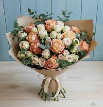 Букет цветов из:  Альстромерии и Розы #REPLACE_PRED# Орлово