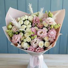 Букет цветов из:  Альстромерии и Розы в Орлово